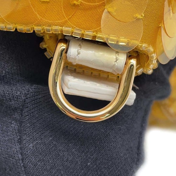 Fendi Baguette Sequin Satin Python Shoulder Bag White - Picture 10 of 12